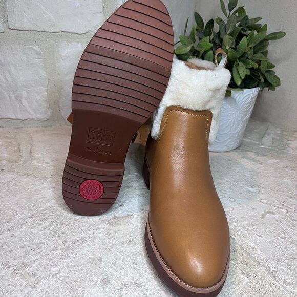 Fit Flop MIMIE ANKLE hazelnut BOOTS Comfort Sz 6 - Picture 3 of 7